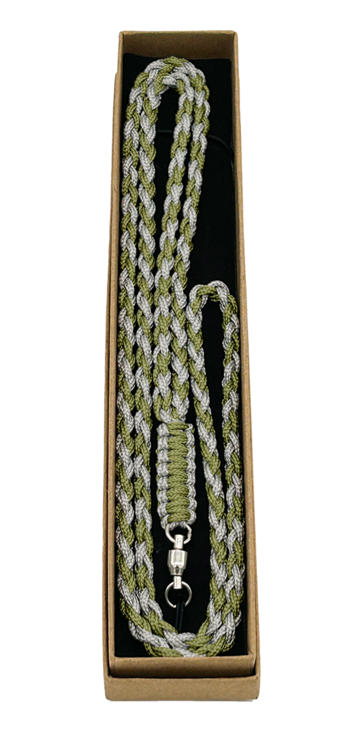 Nano Lanyard - Moss & Silver