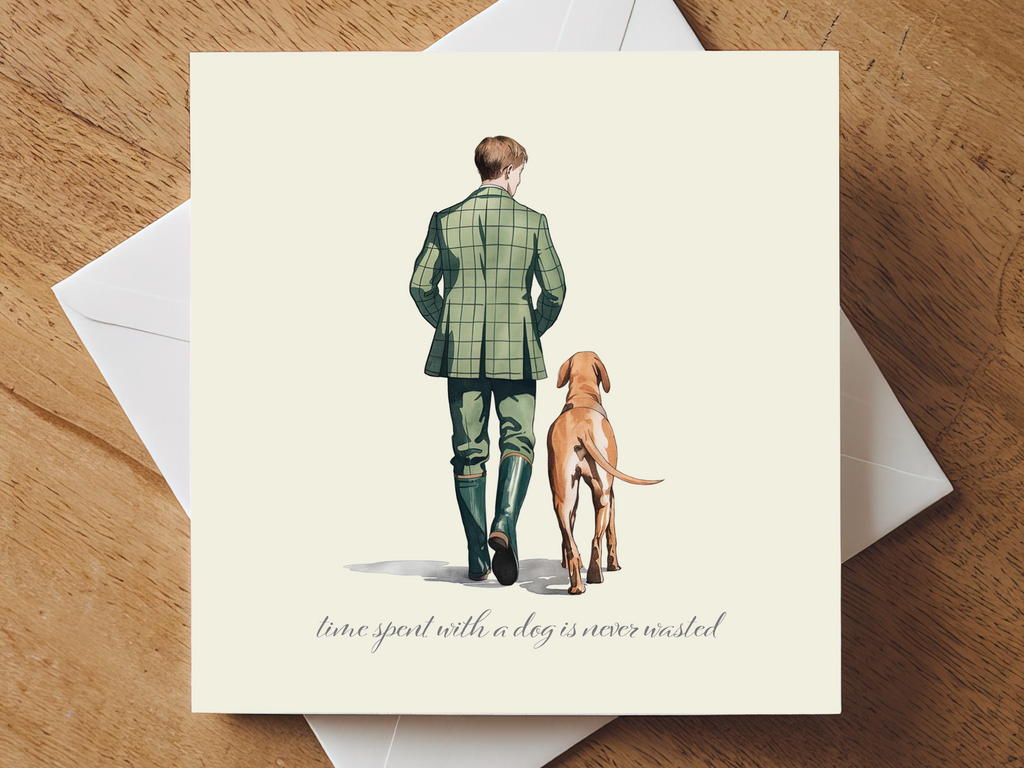 Time Spent With A Dog Greeting Card