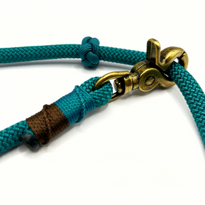 The VERSA - Teal with Brown Whipping and Antique Brass